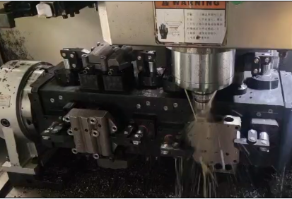 阀体四轴液压夹具